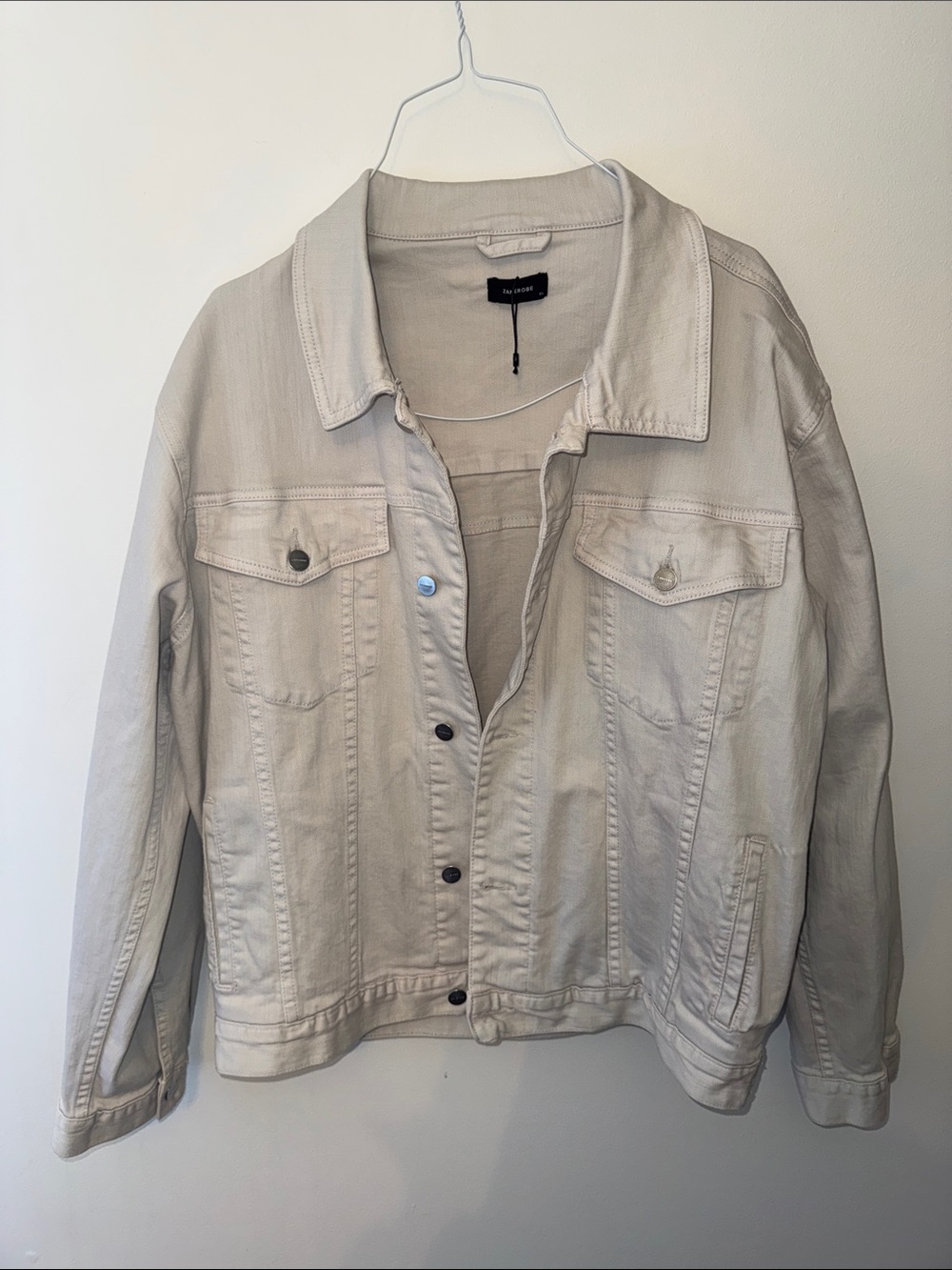 Zanerobe Cream Light Beige Jean Jacket - Men’s